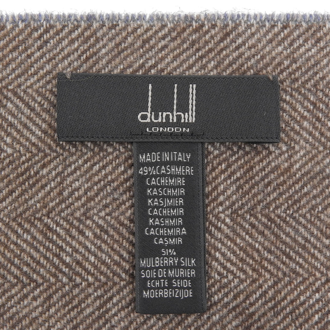 Excellent Dunhill Scarf blue cashmere mens