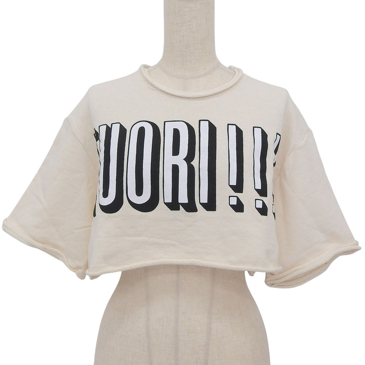 Excellent GUCCI Short sleeve shirt Ivory cotton Women S 740047