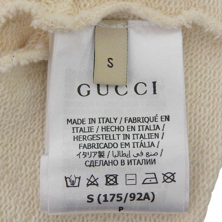 Excellent GUCCI Short sleeve shirt Ivory cotton Women S 740047
