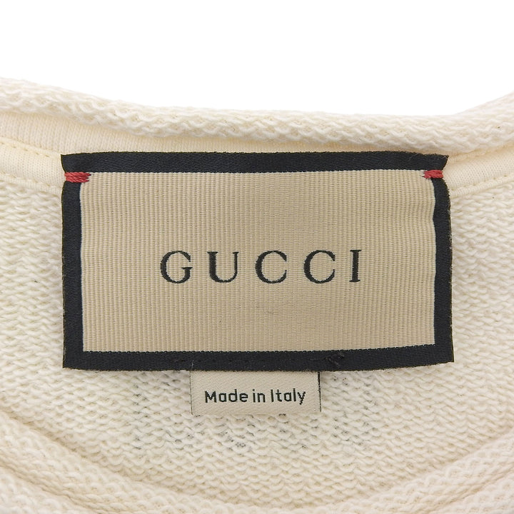 Excellent GUCCI Short sleeve shirt Ivory cotton Women S 740047