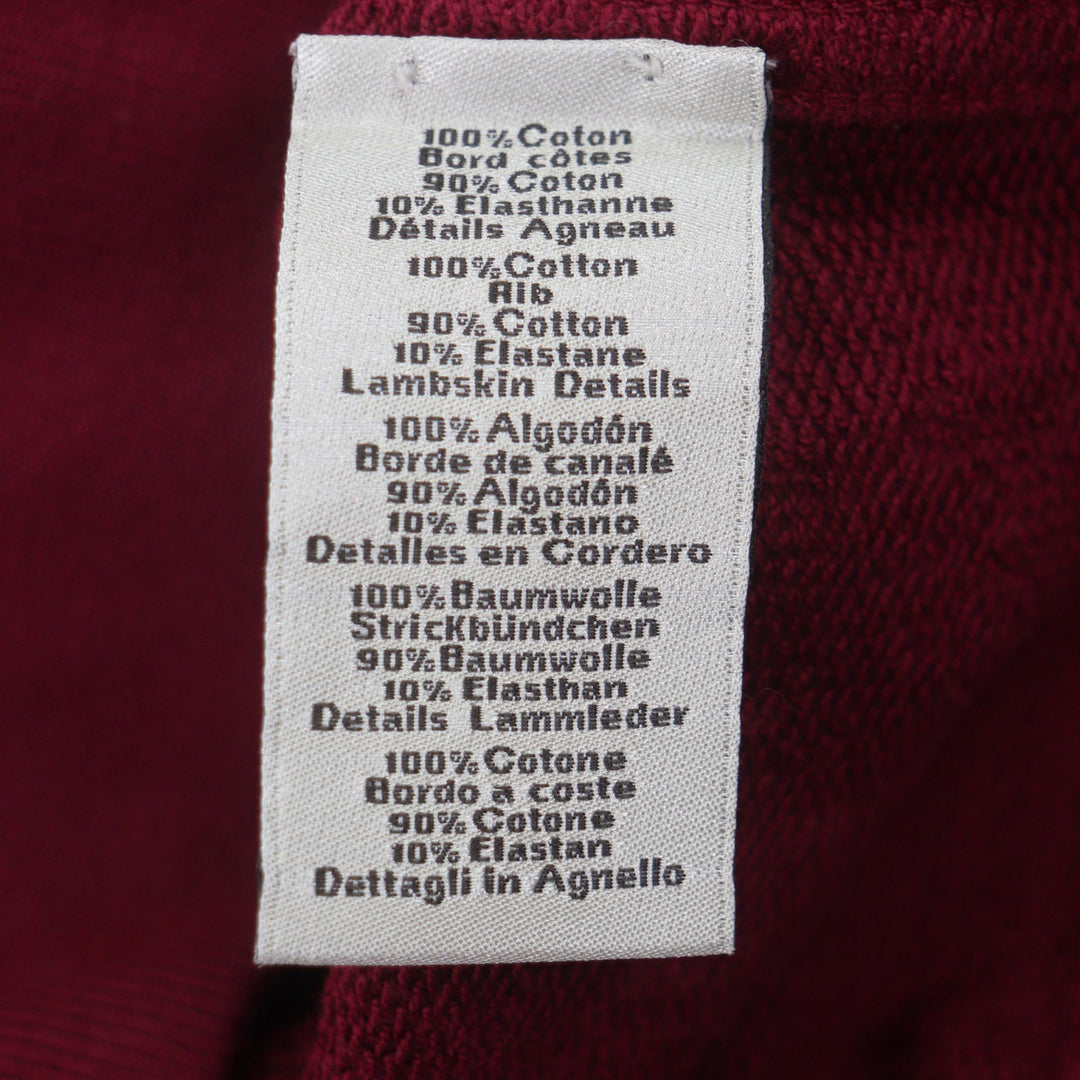 Pristine HERMES sweat Odyssee Crew neck pullover Red cotton mens XS