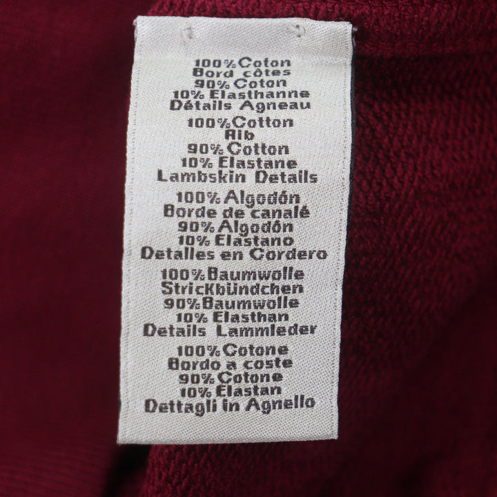 Pristine HERMES sweat Odyssee Crew neck pullover Red cotton mens XS
