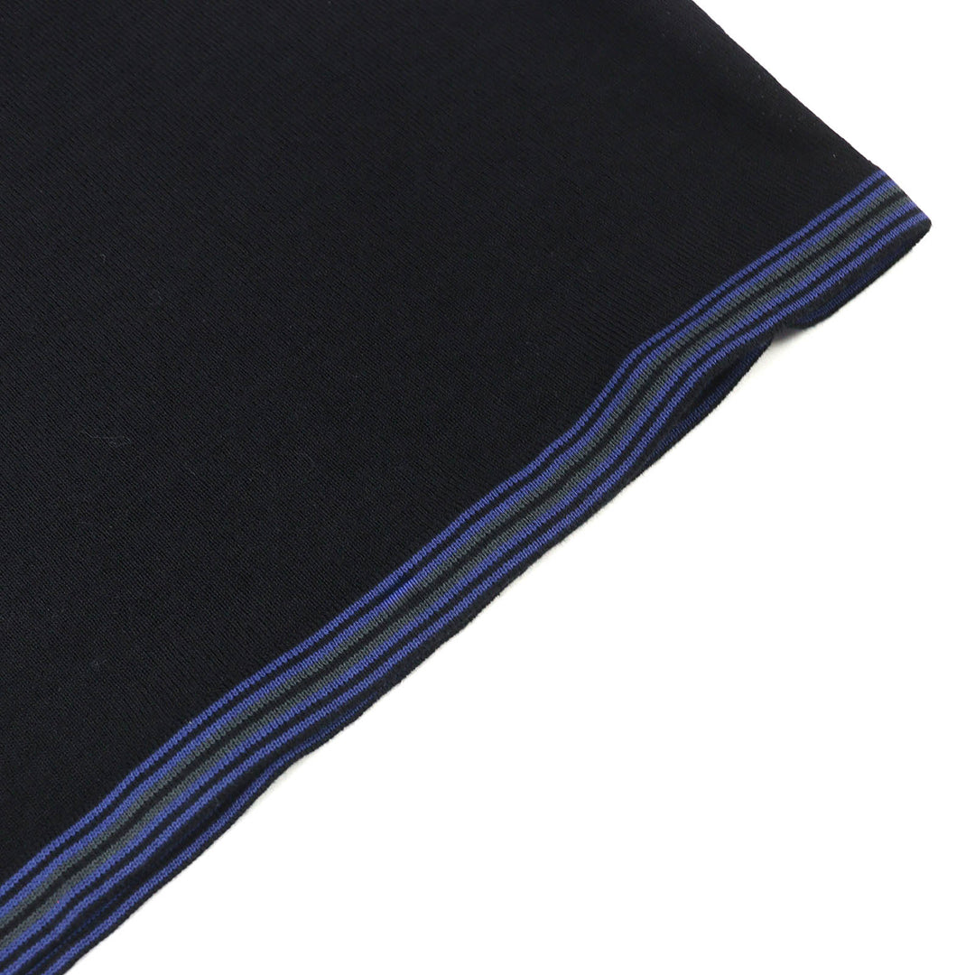 Excellent HERMES Short sleeve knit Crew neck black wool mens XS