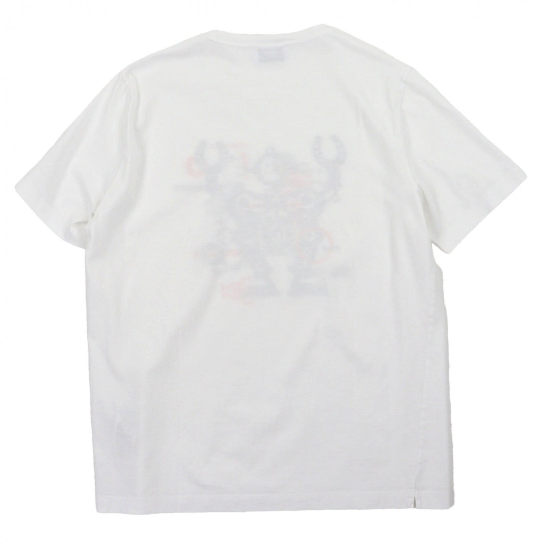 Great HERMES Short sleeve T-shirt Hello Mr. Farrier white cotton mens M