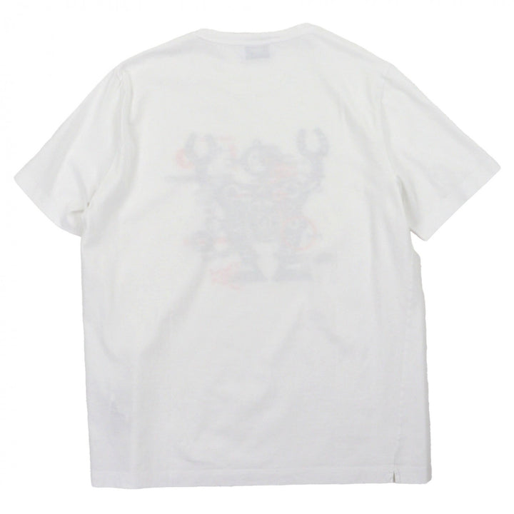 Great HERMES Short sleeve T-shirt Hello Mr. Farrier white cotton mens M