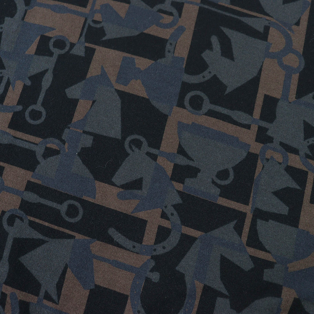 Great HERMES Short sleeve T-shirt All-over print crew neck M 20AW