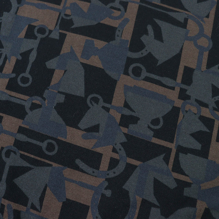 Great HERMES Short sleeve T-shirt All-over print crew neck M 20AW