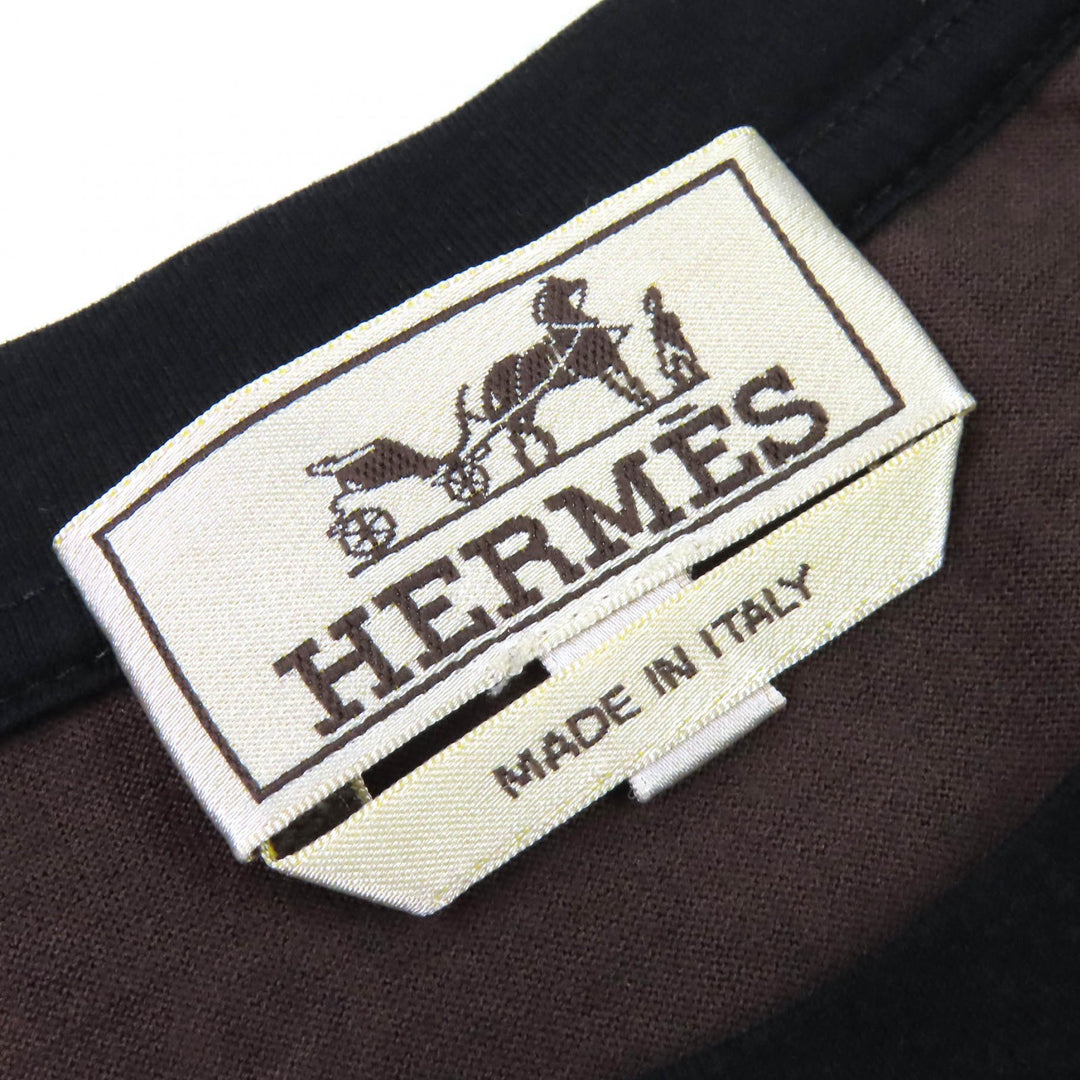Great HERMES Short sleeve T-shirt All-over print crew neck M 20AW