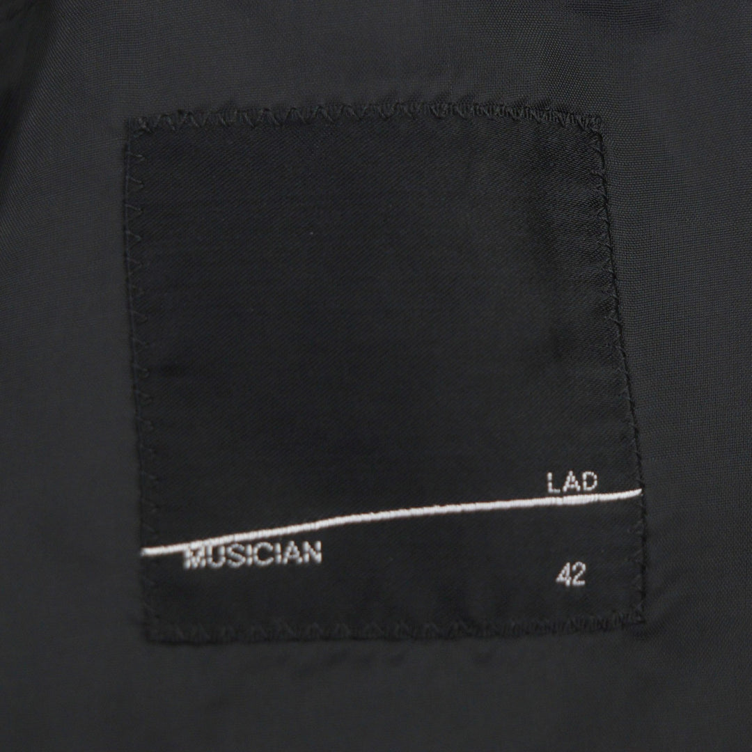 Excellent LAD MUSICIAN two-piece set black wool mens 42
