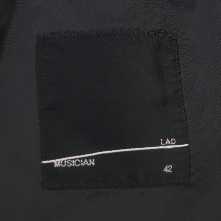 Excellent LAD MUSICIAN two-piece set black wool mens 42