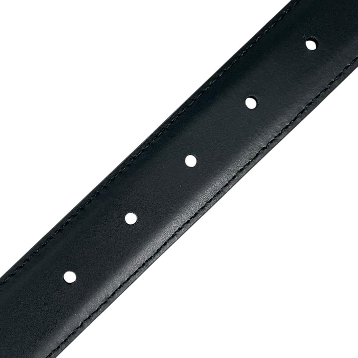 Pristine EMPORIO ARMANI belt reversible black leather mens