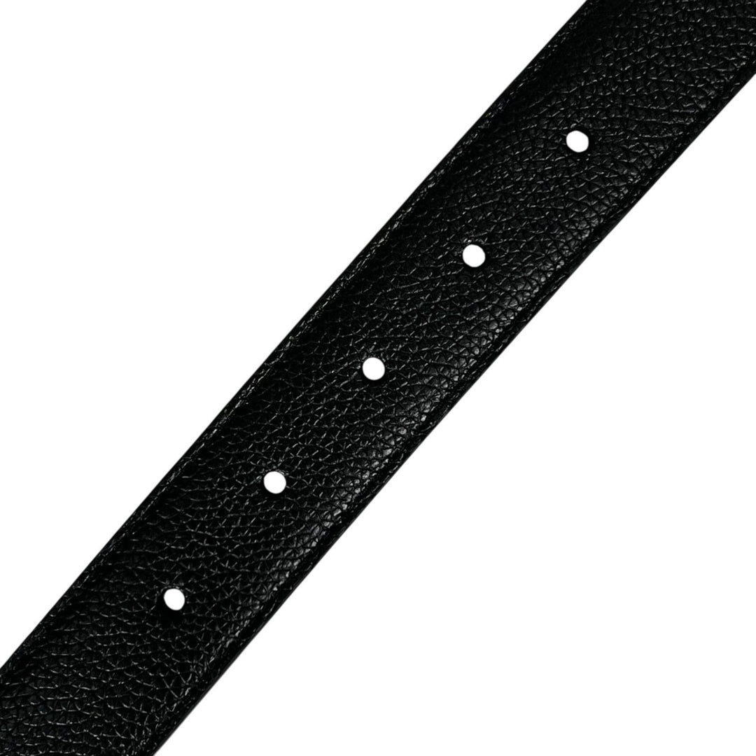 Pristine EMPORIO ARMANI belt reversible black leather mens