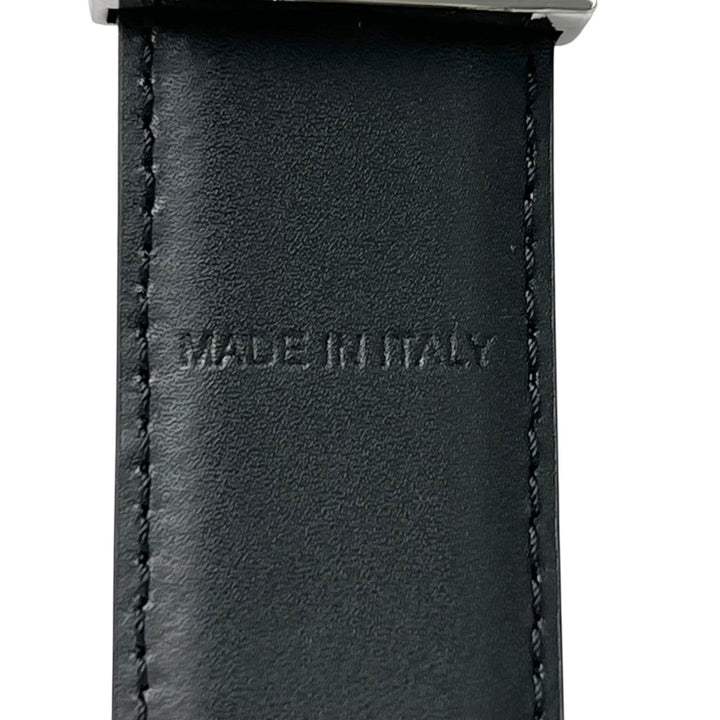 Pristine EMPORIO ARMANI belt reversible black leather mens