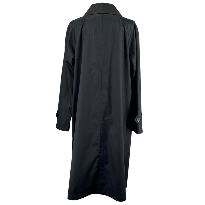Great BURBERRY LONDON coat Nova check collar lining black cotton Women 11