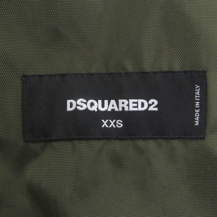 Pristine DSQUARED2 INVICTA Blouson Distressed Windbreaker khaki polyester