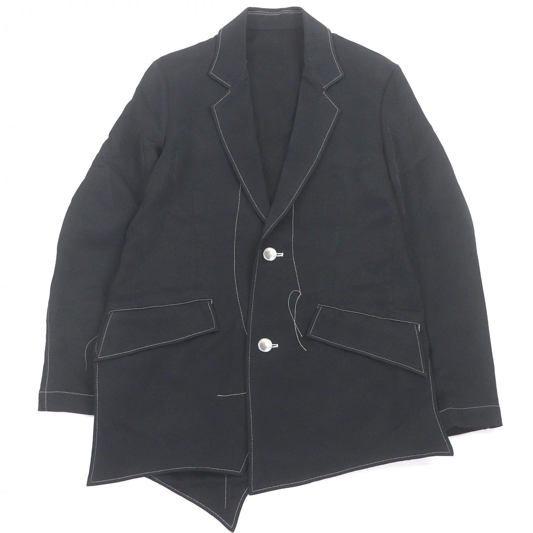 Excellent sulvam tailored jacket Stitch 2 button jacket All-over stitch design