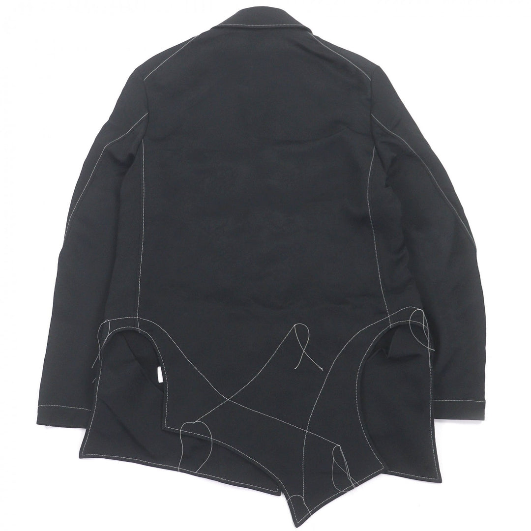 Excellent sulvam tailored jacket Stitch 2 button jacket All-over stitch design