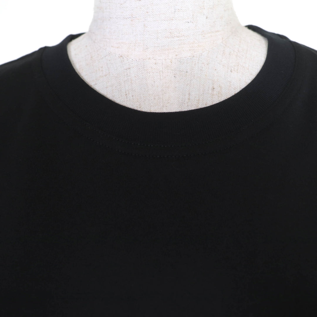 Pristine HERMES one piece H embroidered short sleeves black Women 40 4E4515DA