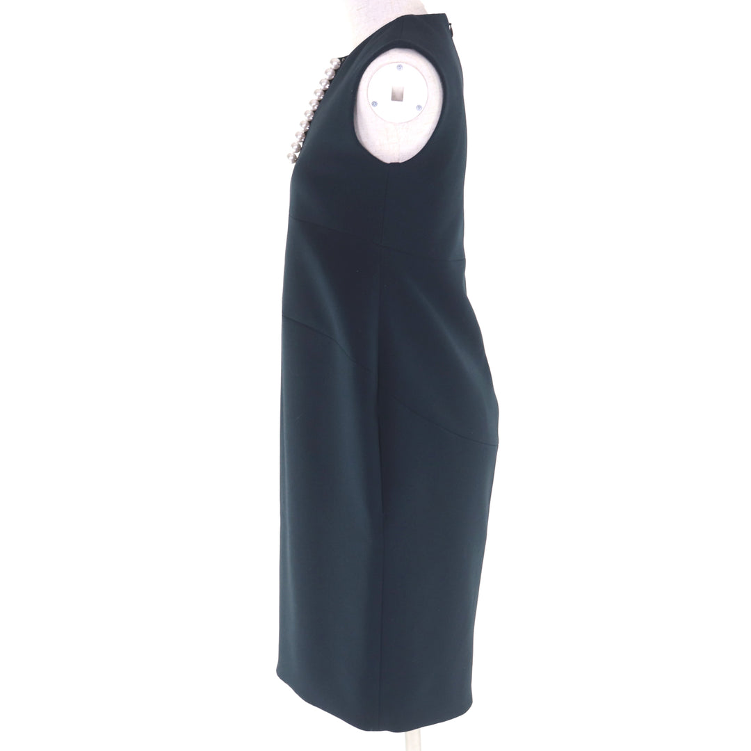 Excellent YOKO CHAN one piece Dark navy polyester Women 36 YCD-120-565