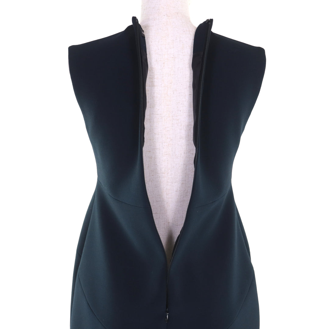 Excellent YOKO CHAN one piece Dark navy polyester Women 36 YCD-120-565