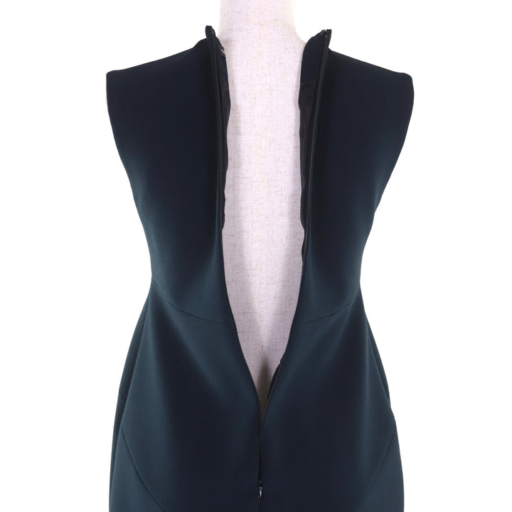 Excellent YOKO CHAN one piece Dark navy polyester Women 36 YCD-120-565
