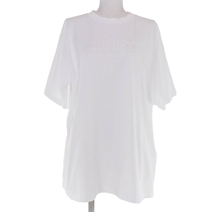 Excellent MM6 Maison Margiela Short sleeve T-shirt Oversize white XS S62GD0202