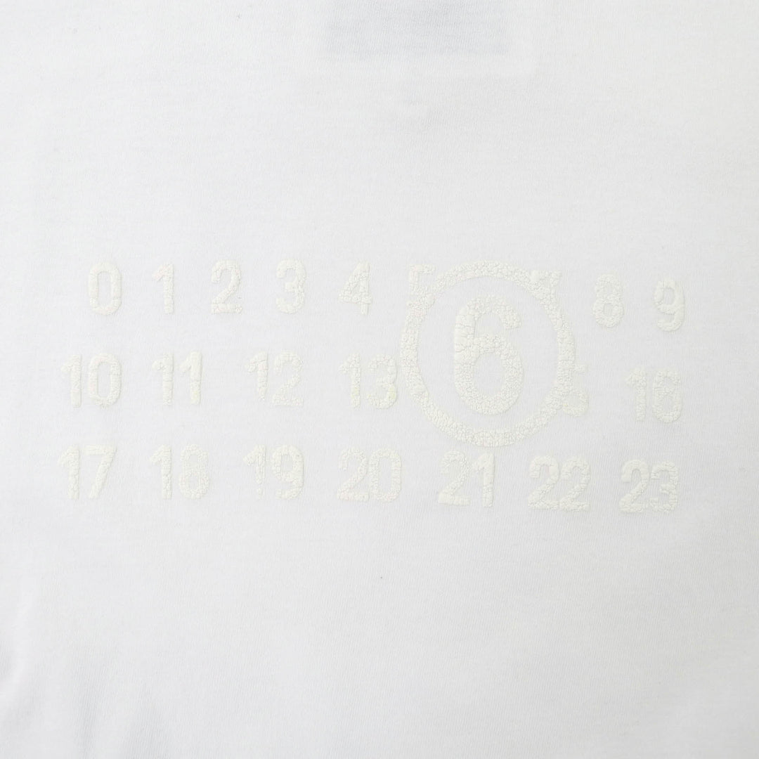 Excellent MM6 Maison Margiela Short sleeve T-shirt Oversize white XS S62GD0202