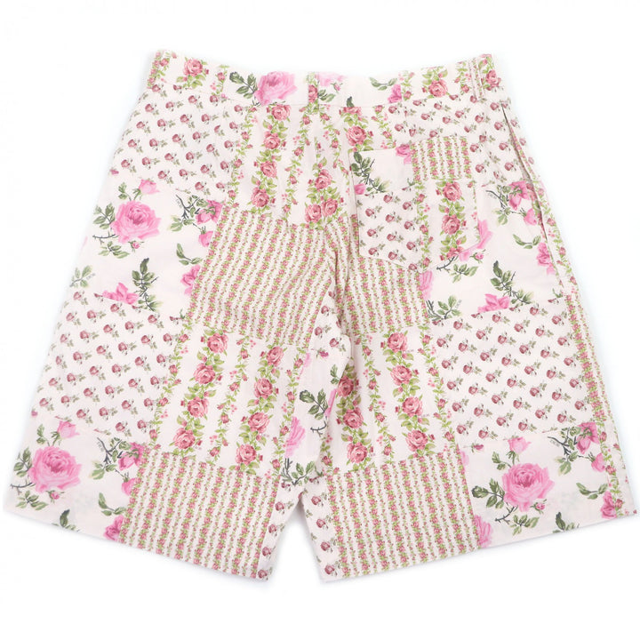 Excellent DIOR Shorts Floral rose print shorts pink cotton mens 48 293C170B5680