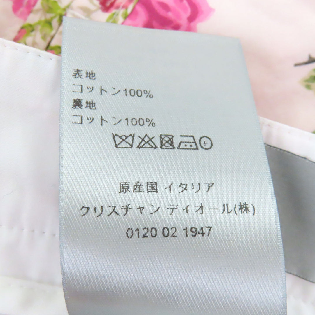 Excellent DIOR Shorts Floral rose print shorts pink cotton mens 48 293C170B5680