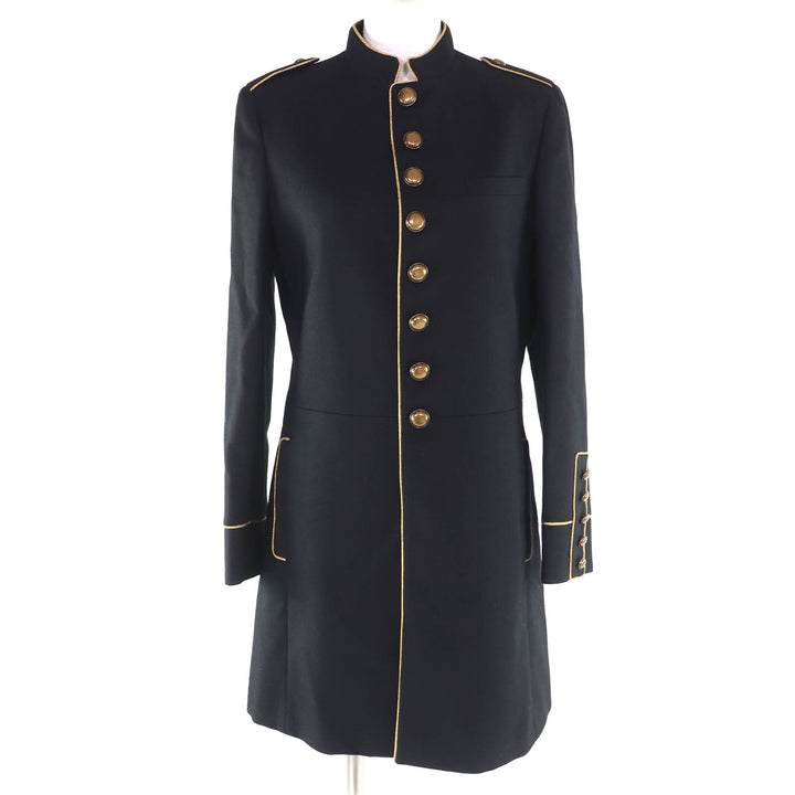 Excellent SAINT LAURENT PARIS coat Eddie's Napoleon wool coat wool 38 413428