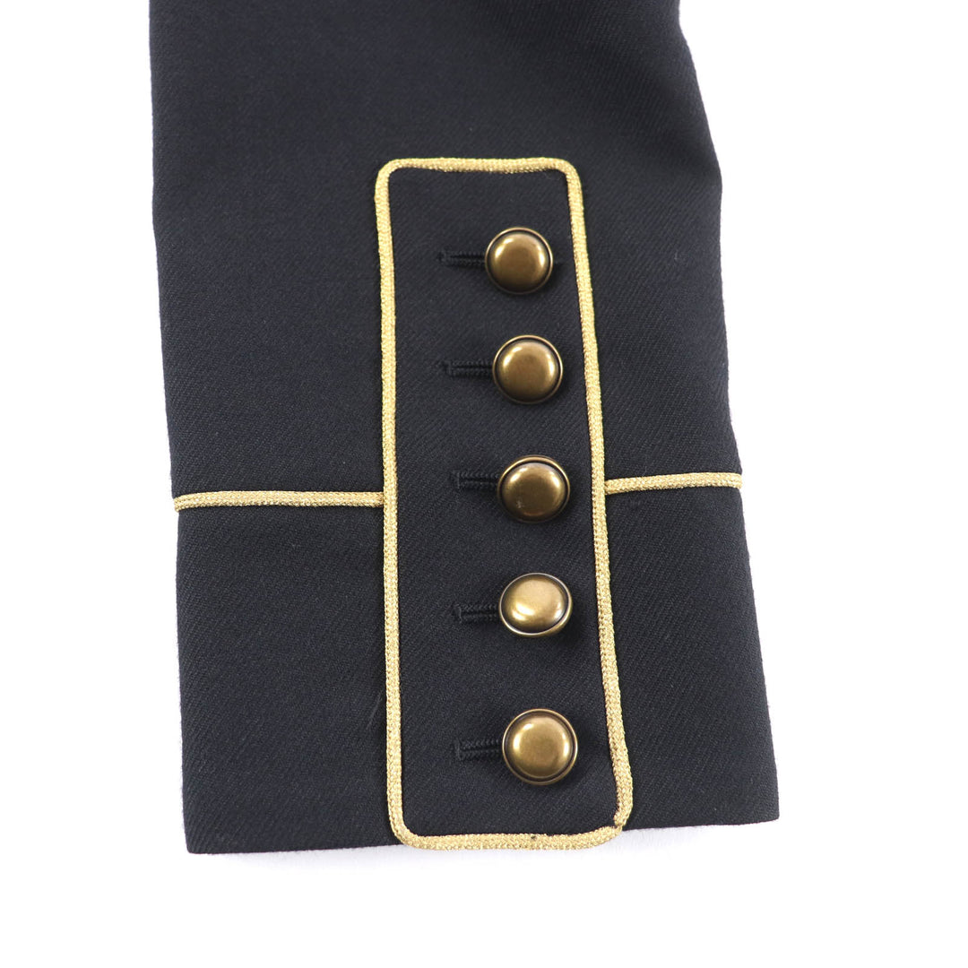 Excellent SAINT LAURENT PARIS coat Eddie's Napoleon wool coat wool 38 413428