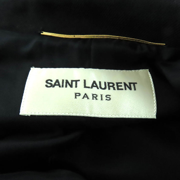 Excellent SAINT LAURENT PARIS coat Eddie's Napoleon wool coat wool 38 413428