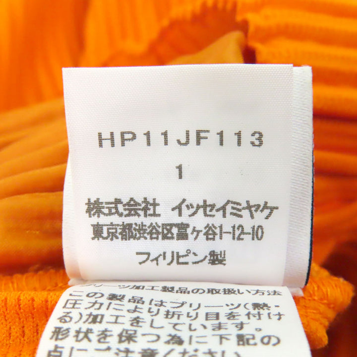 Great HOMME PLISSE ISSEY MIYAKE Pants Pleated Easy Orange 1 HP11JF113