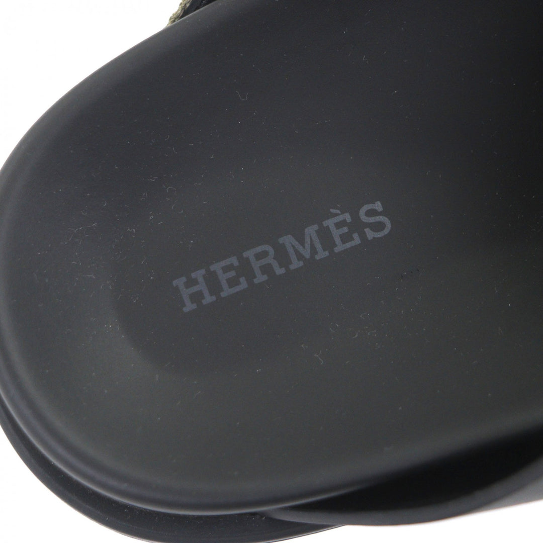 Pristine HERMES Sandals Casimir Cross Strap Slides mens 42