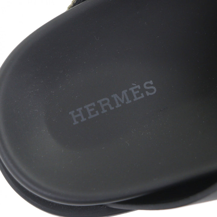 Pristine HERMES Sandals Casimir Cross Strap Slides mens 42