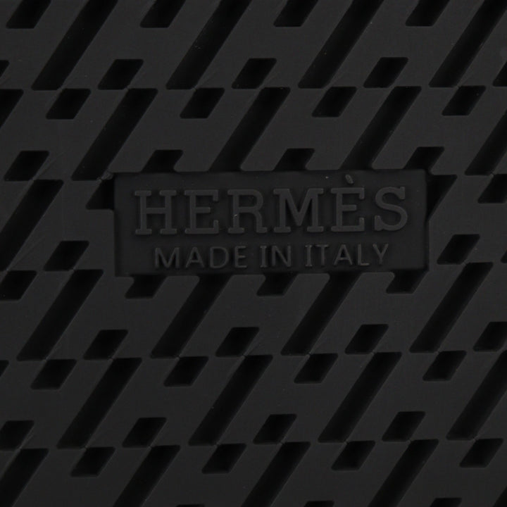 Pristine HERMES Sandals Casimir Cross Strap Slides mens 42
