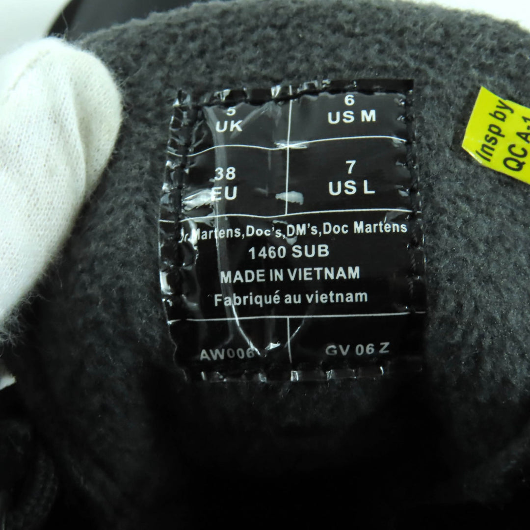 Pristine Dr.Martens short boots Fleece Lined Sub Boots black leather 32119001