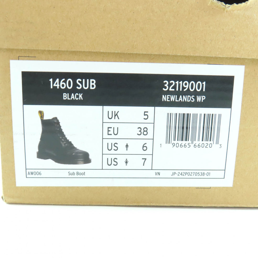 Pristine Dr.Martens short boots Fleece Lined Sub Boots black leather 32119001