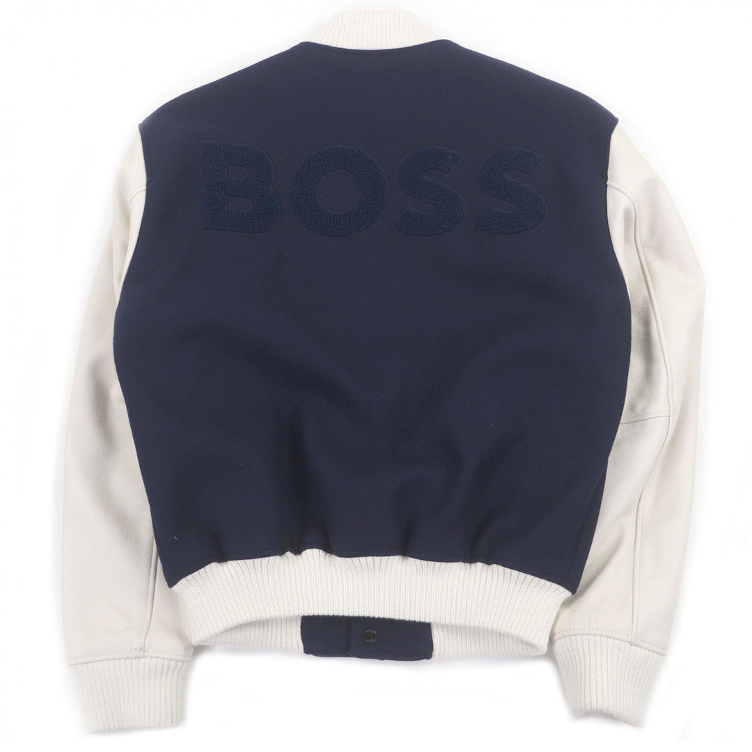 Great BOSS SHOHEI OHTANI Stajan Shohei Ohtani bomber jacket Navy wool mens 44