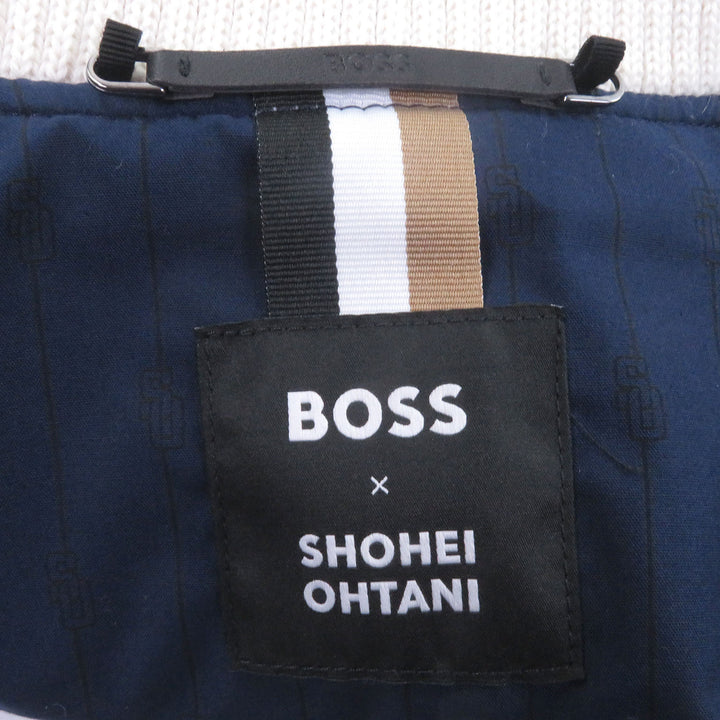 Great BOSS SHOHEI OHTANI Stajan Shohei Ohtani bomber jacket Navy wool mens 44