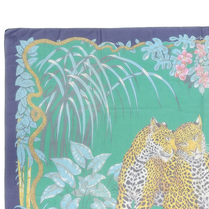 Great HERMES Stall Pareo JUNGLE LOVE Multi cotton Women