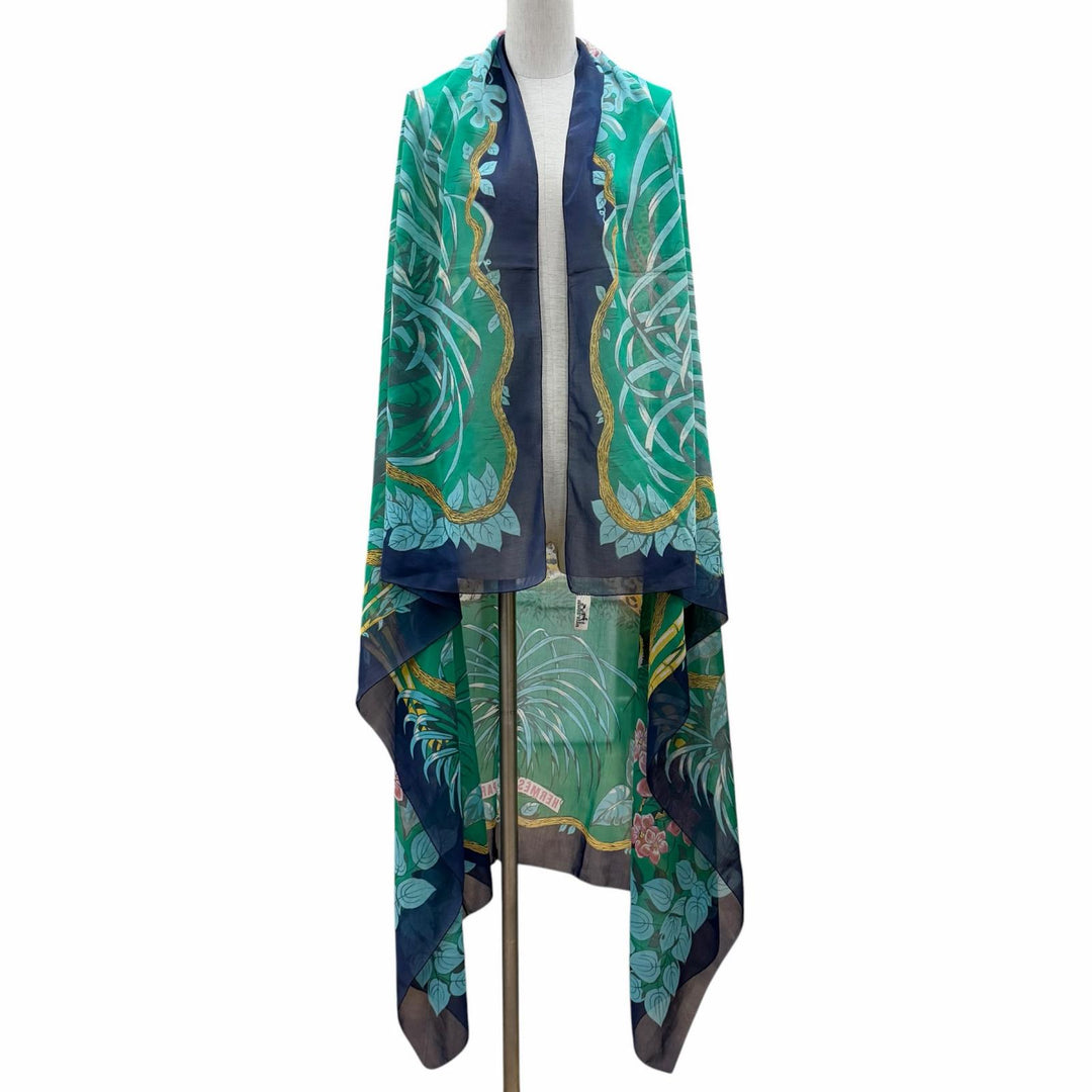 Great HERMES Stall Pareo JUNGLE LOVE Multi cotton Women