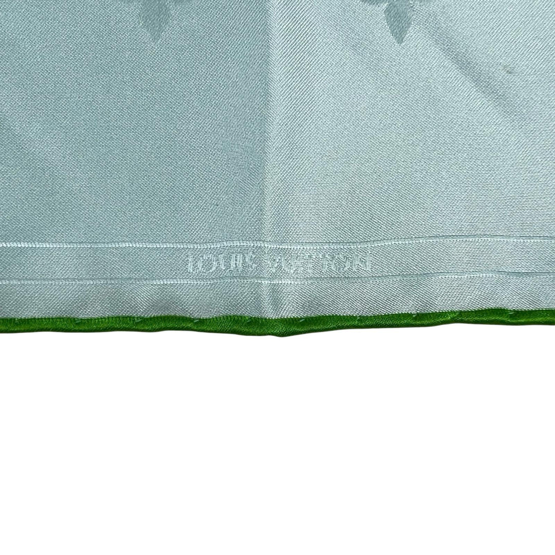 Excellent LOUIS VUITTON scarf Bandana LV City Stamp multicolor silk Women M96939
