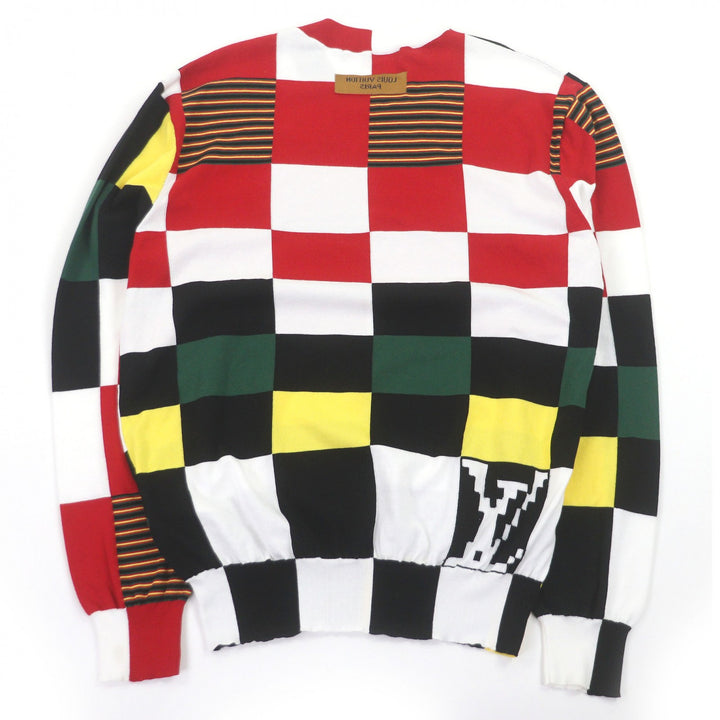 Excellent LOUIS VUITTON sweater Amen Break Inside-Out LV Logo