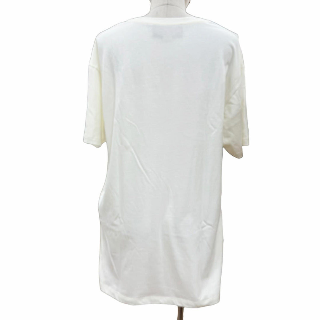 Excellent GUCCI Short sleeve T-shirt white cotton mens S 717422