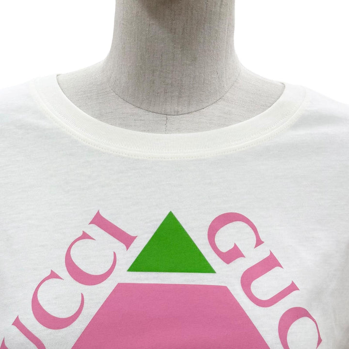 Excellent GUCCI Short sleeve T-shirt white cotton mens S 717422