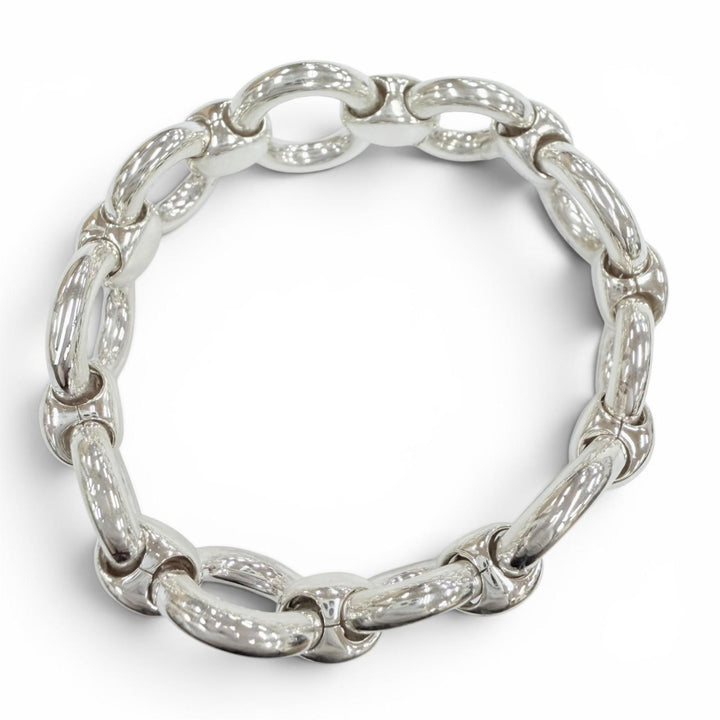 Excellent HERMES bracelet Frontail Bracelet Accessories Silver SV925 Women