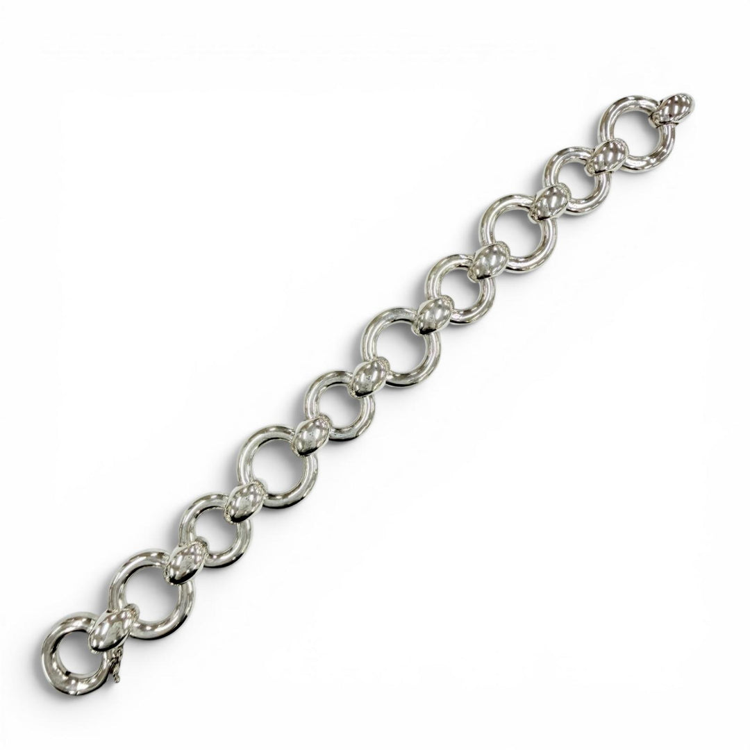 Excellent HERMES bracelet Frontail Bracelet Accessories Silver SV925 Women