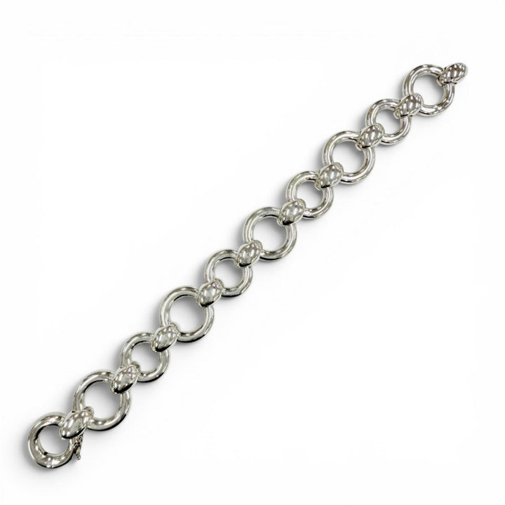 Excellent HERMES bracelet Frontail Bracelet Accessories Silver SV925 Women