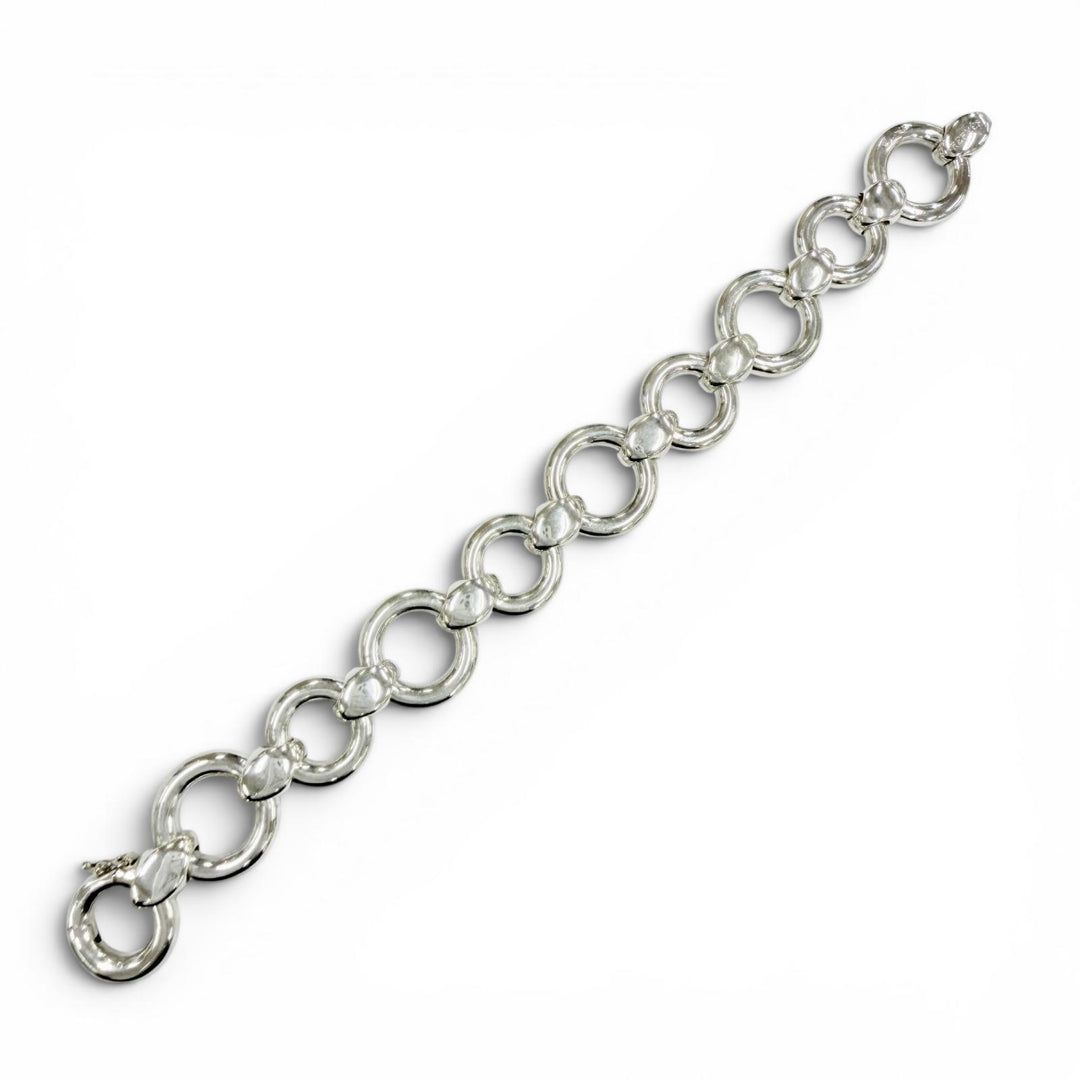 Excellent HERMES bracelet Frontail Bracelet Accessories Silver SV925 Women